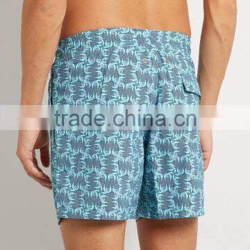 High Quality Mens Swim Shorts Floral Print Throughout Beach Men's Shorts photo-3