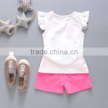 Wholesale Summer Printing Girls Kids Clothes Clothing Set photo-4