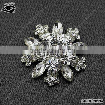 Wholesale Rhinestone pin brooches cheap crystal pins for wedding clothing cards