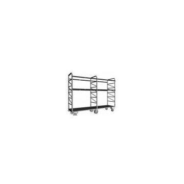 Galvanizing Surface Industrial Storage Rack With Plastic Plate Deck For Parcel Collection