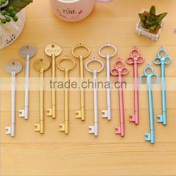 Cute Novel Cartoon KEY Shape Promotional Gel Pen for School Kids photo-3