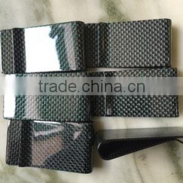 high quality carbon fiber money clip carbon fiber billfold