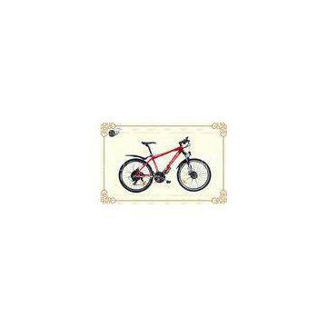 Red Aluminum Frame 26 Inch Lithium Battery E Bike 25km/h with LED Front Light
