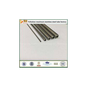 316 Mirror Small Diameter Stainless Steel Tube Square With Gold Color