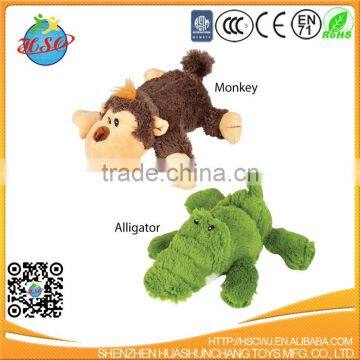 Certificated Animal Stuffed Cute Monkey Alligator Custom Plush Toys for Kids