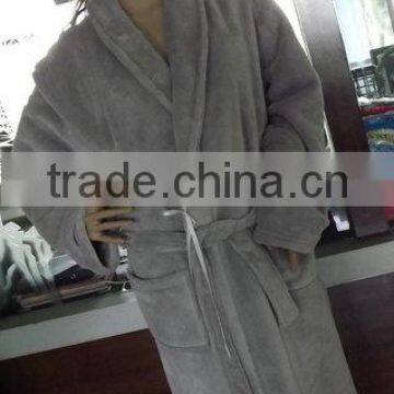 ladies microfiber bathrobe