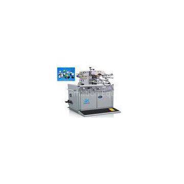 Oval Shape Caps Hot Foiling Machine , Semi - Auto Heat Stamping Machine