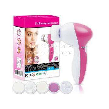 CNV 5 in 1 Facial face and Body Cleansing Brush and Massager,Multi-Function Portable Facial Skin Care