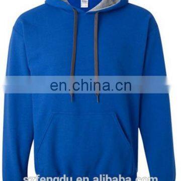 Factory direct OEM blank men hoodies with screen printing as gift