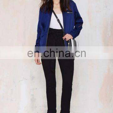 Latest Fashion Woman Jacket Custom Bomber Jacket for Women Wholesale photo-5