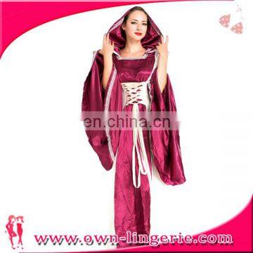 High quality women medieval queen Princess costume sexy costume