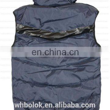 OEM FACTORY Wholesale Fashionable Mens Quilted Vest Winter Warm Vest Waistcoat