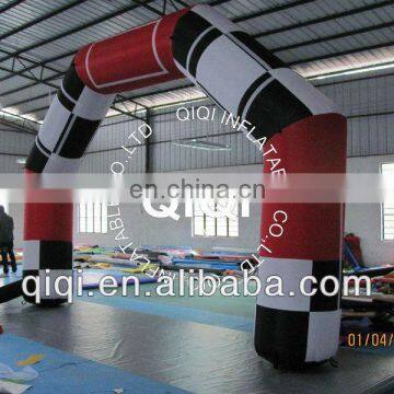 Cream-coloured Car Advertising Inflatable Arch in Service Equipment photo-2