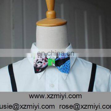 Party Wedding Use New Custom Printed Large Stylish Bow Tie