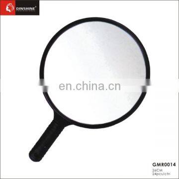 Clear mirror cosmetic make up round mirror for salon beauty with handle