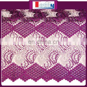 2015 best guipure lace in colorful designs for dressing