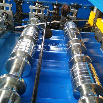 Roll Forming Machine IBR Roof Panel Trapezoidal Roofing Sheet Roll Forming Line Metal Profile Machines photo-2