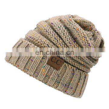 New Arrival Best selling winter warm custom knit beanie thick knit beanies