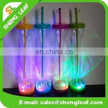 led plastic juice drinking cup