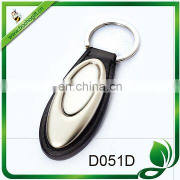 popular metal with leather key fobs