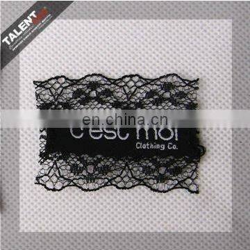 Customized Special Design Cotton Label Stitched Lace for Ladies Garment photo-4