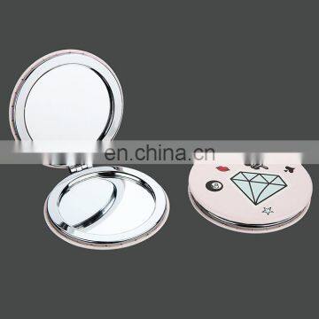 Popular fashionable PU pocket mirror