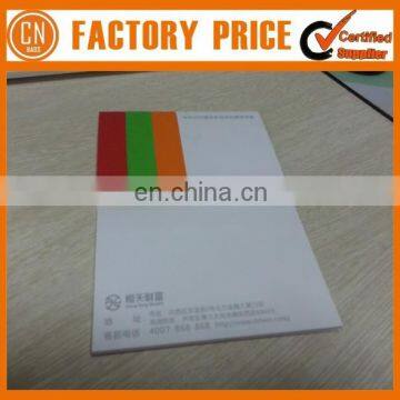 Custom Design Memo Pad Adhesive Pallet Memo Pad Clip Sticky Note With Cover