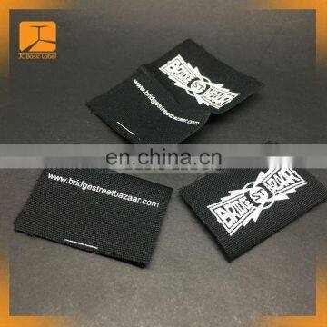 Environmental brand woven label tag for foreign trading garments cotton clothes neck label