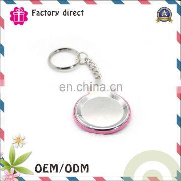 Tin Plate Button Key Chain Metal Key Chain photo-4