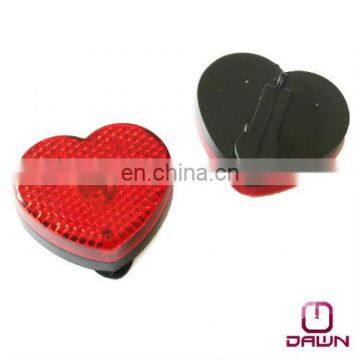 Plastic heart shaped led reflector CD-LDJ003