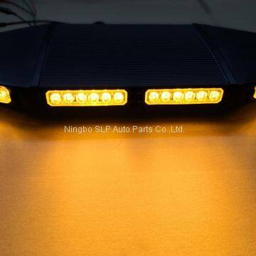 21 Inch Amber Magnet Emergency Warn Hazard Security Strobe LED Light Bar Roof photo-3