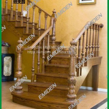 Yimeiden Staircase Supply Shenzhen Factory Preferential Price Solid Wood Overall Staircase YMD-1923