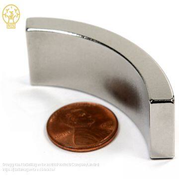 China Factory Neodymium Magnet Arc Wedge photo-2