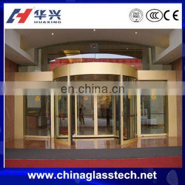 water resistance Virgin Aluminum profile tempered glass frameless sliding glass door system