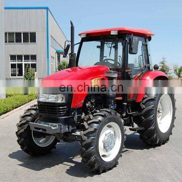 90hp second hand tractor, used front end loader farm tractor, tractor air conditioner