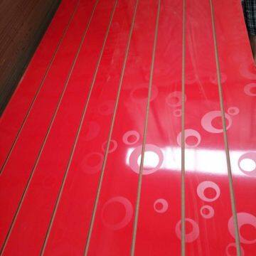 Good Quality T&G Groove White/Red/Gray/Yellow Melamine MDF for Decoration photo-5