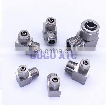 Quick Coupler ZG1/4'',O.D 6mm Male Thread PU Nylon Tube Fast Twist Hose Stainless Steel 304 L Type Connector Tank Pipe Fitting photo-5