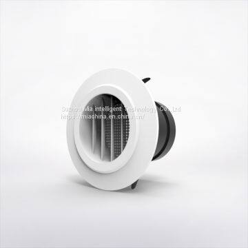 Ventilation System Family Style Small Exhaust Disc Air Return Ceiling Round Ducting Vent Plastic Air Vent photo-3