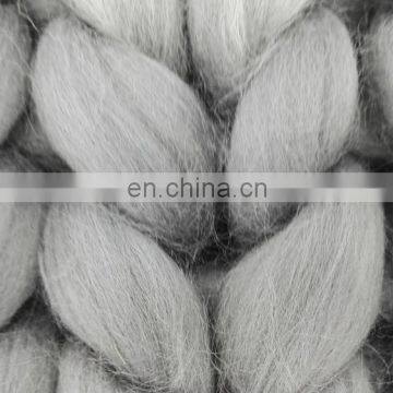 Large Chunky Knit Merino Wool Hand Knit Throw Blanket photo-5