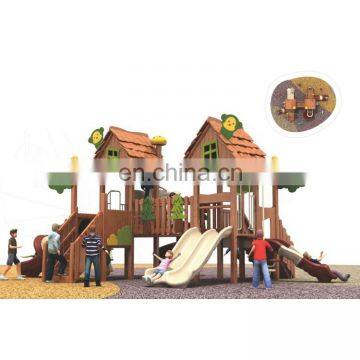 New Type Fun Children Outdoor Wooden Playground Big Slides for Sale photo-3