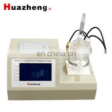 Transformer Oil Ppm Karl Fischer Moisture Meter Automatic Online Oil Water Content Tester