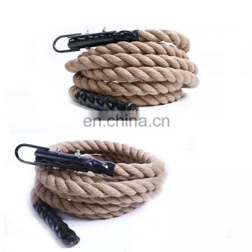 Handle Elastic Exercise Fitness Body Shape Building Jute Battling  Battle Rope