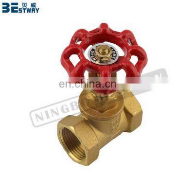 BWVA China supplied potable brass water meter stop valve drawing