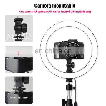 New Cross-border Photography Live Support 10 Inch Led Fill Light 26cm Anchor Self-portrait Beauty Fill Light photo-5