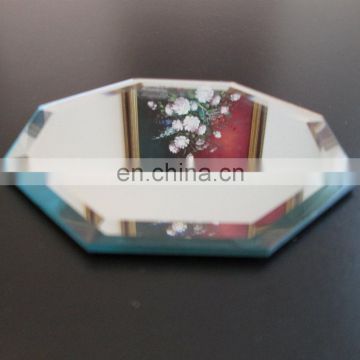 wedding or party anniversary table mirror elegant table decoration Hexagon Wedding Centerpiece