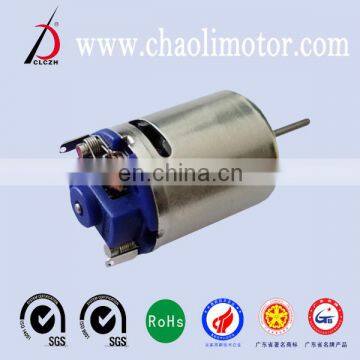 Hot selling7.2V high torque airsoft mini DC motor CL-RK370SA with Carbon brush and plastic end cover-chaoli