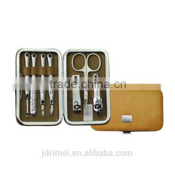 manicure pedicure set manicure set for men with high quality leather craft tools