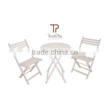 MARITA- BISTRO SET - high quality outdoor furniture - eucalyptus wood