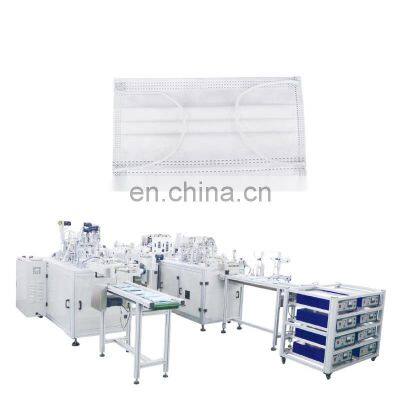 Brandnew Non woven Inside Outside Machine Flat Face Mask with High Speed