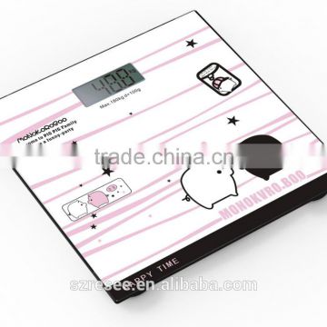 electronic waterproof bathroom body weight digital scale